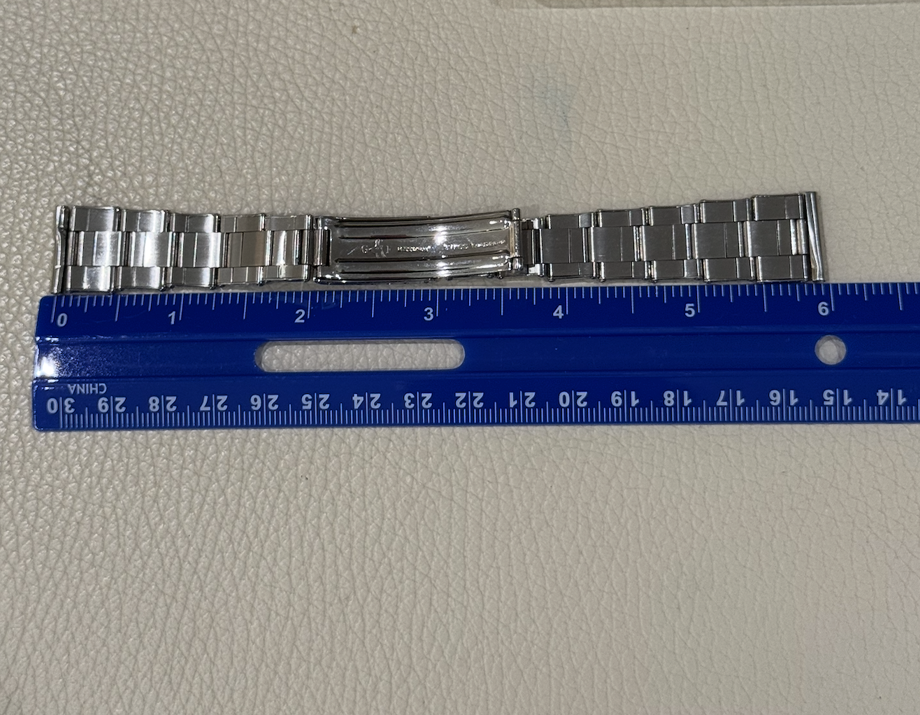 18mm Tapered Gay Frères Stretch Rivet Bracelet 5.9 inch 1949